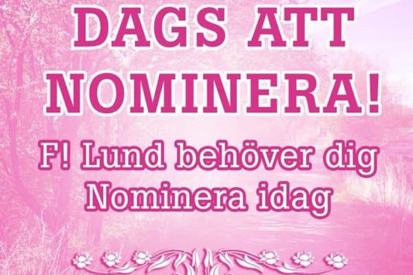 ★ Nominera till kommunfullmäktige för valet 2018! ★